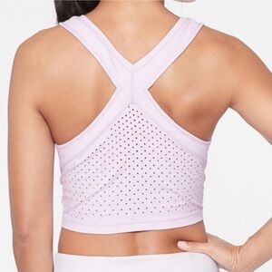 Athleta light pink racer back workout top